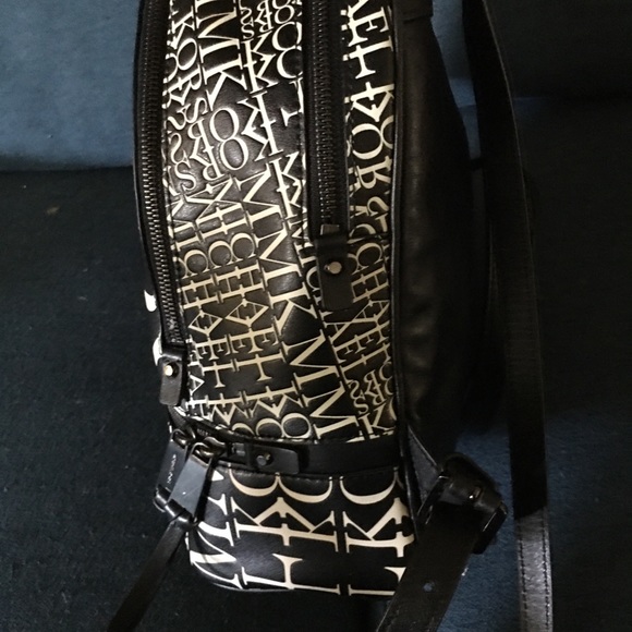 New Michael Kors Black Leather Backpack main image 4
